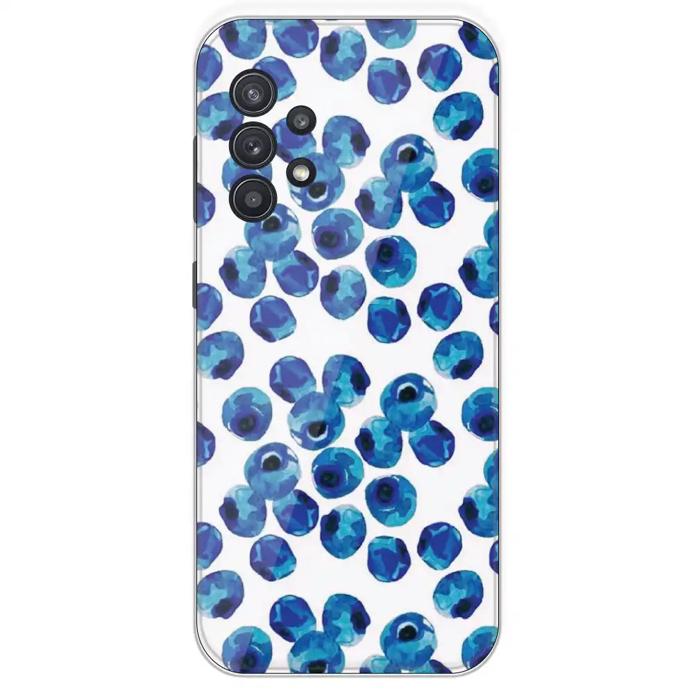 Blueberries - Printed Silicone Case For Samsung Galaxy A32