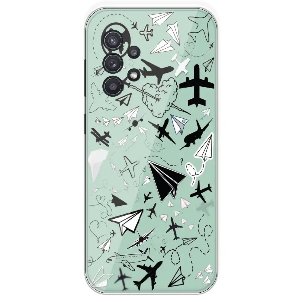 Planes - Printed Silicone Case For Samsung Galaxy A32