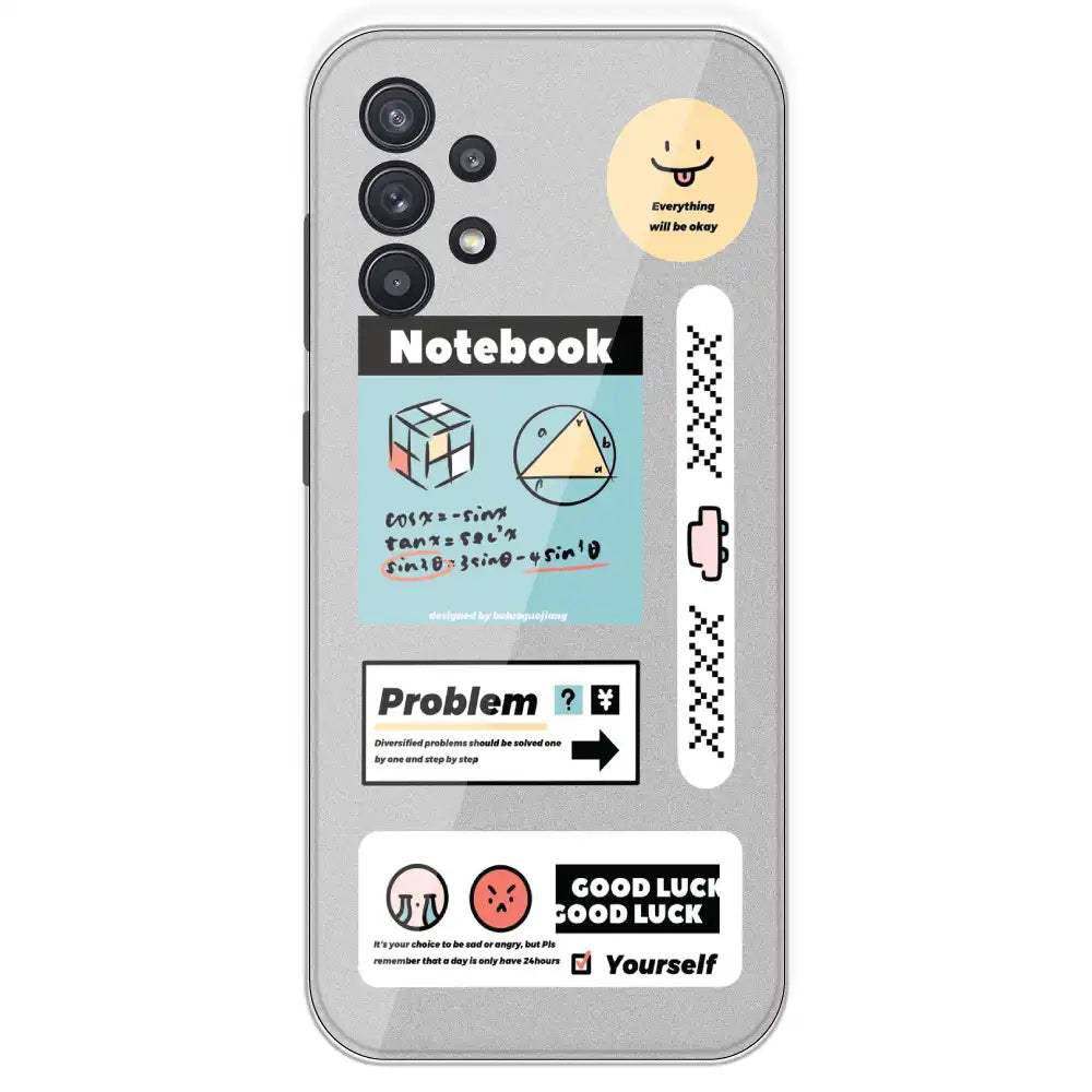 Exam Collage - Printed Silicone Case For Samsung Galaxy A32