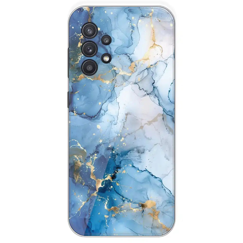 Blue Marble - Printed Silicone Case For Samsung Galaxy A32