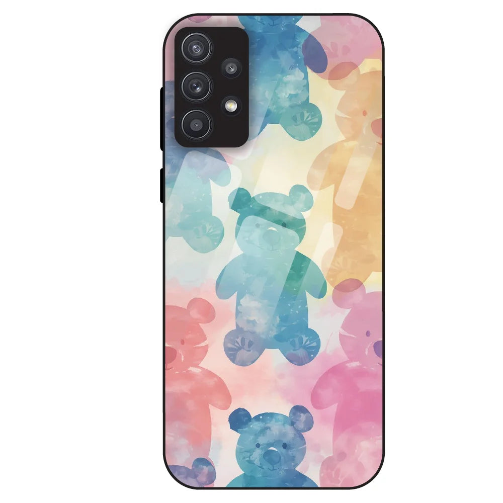 Pastel Teddy Dream - Glass Case For Samsung Galaxy A32