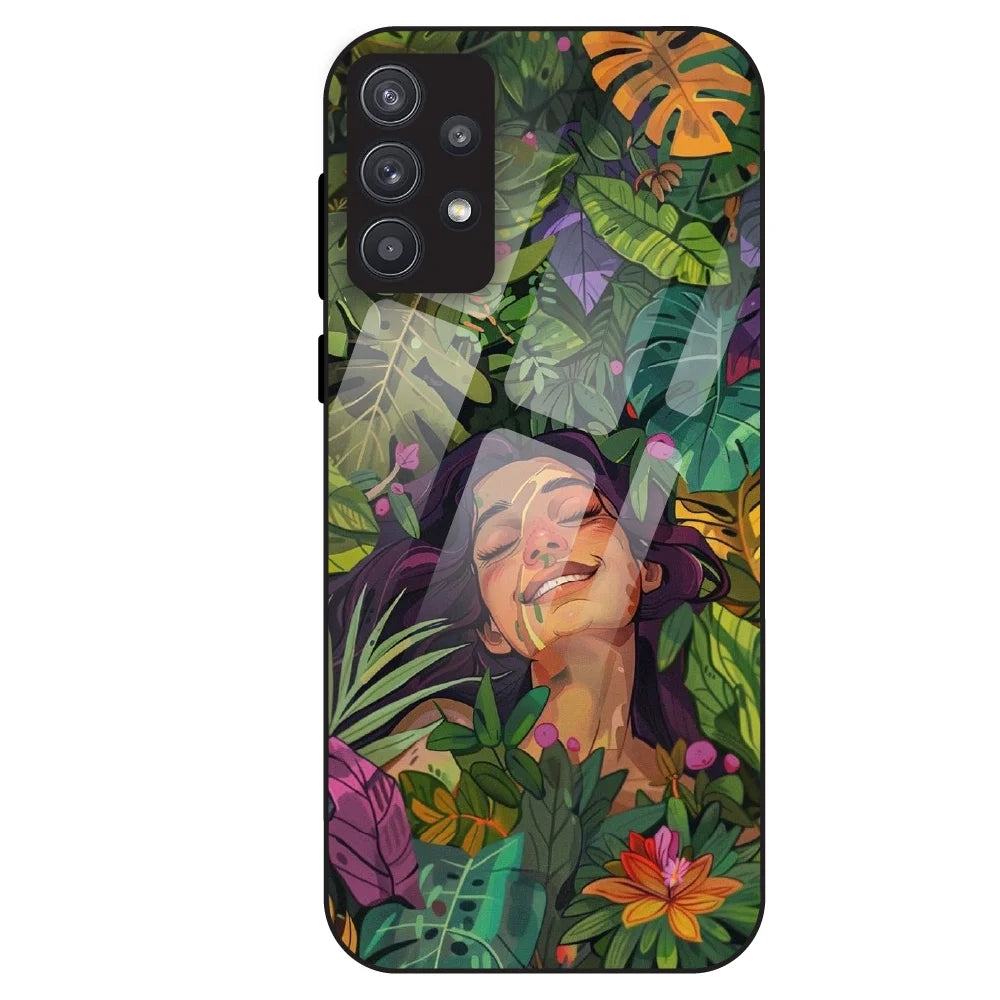 Nature Bliss Aesthetic - Glass Case For Samsung Galaxy A32