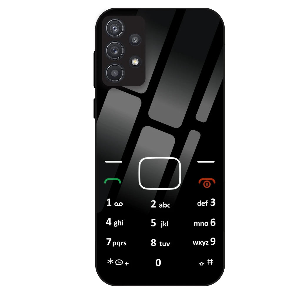 Retro Dial Pad Aesthetic - Glass Case For Samsung Galaxy A32