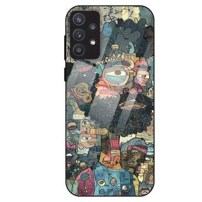 Urban Doodle Art - Glass Case For Samsung Galaxy A32