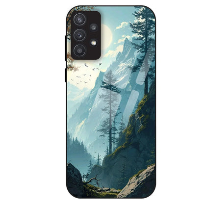 Mountain Landscape - Glass Case For Samsung Galaxy A32
