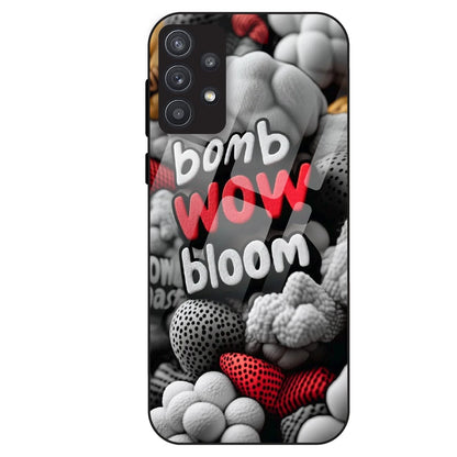 Urban Pop Text Aesthetic - Glass Case For Samsung Galaxy A32