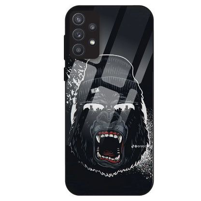 Savage Gorilla Street - Glass Case For Samsung Galaxy A32