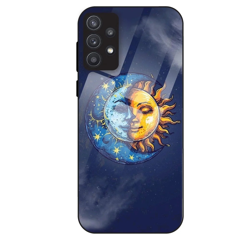 Celestial Eclipse Art - Glass Case For Samsung Galaxy A32