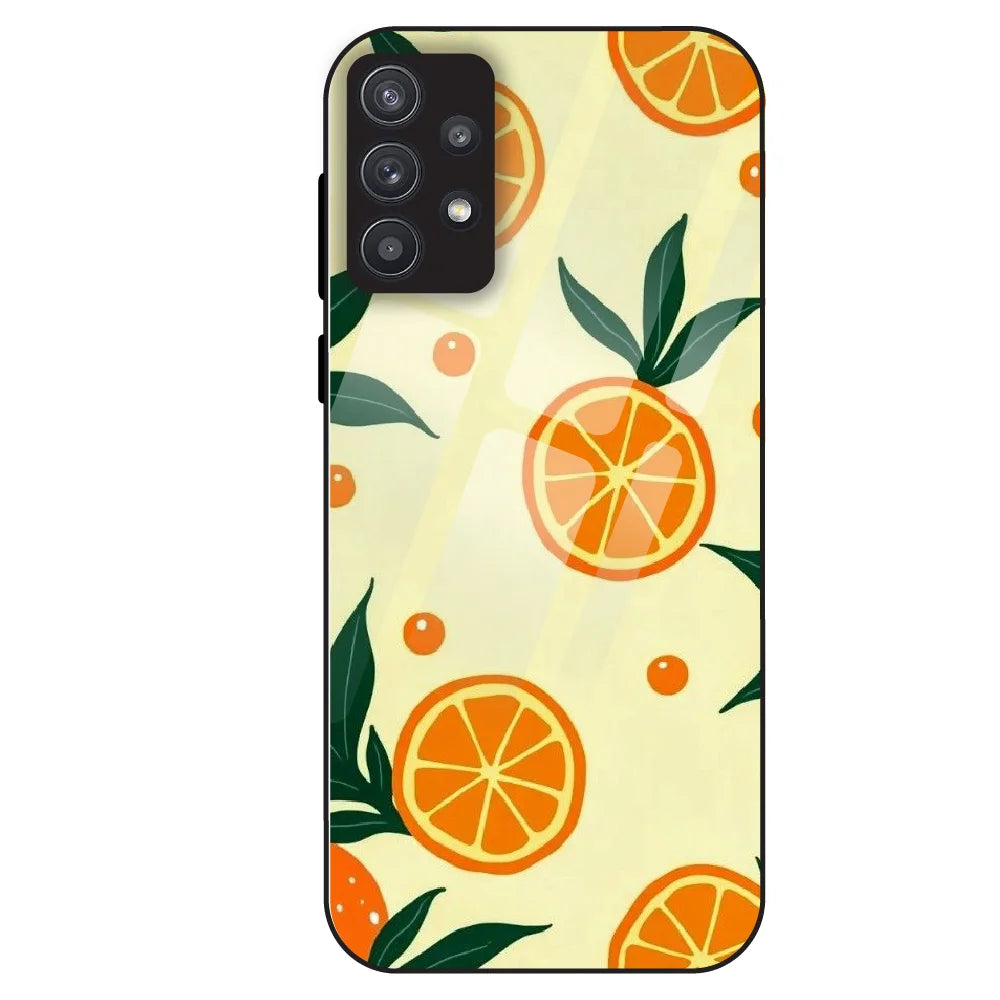 Citrus Orange Fresh - Glass Case For Samsung Galaxy A32