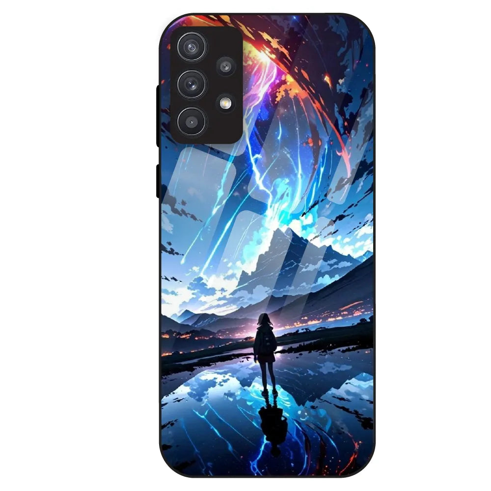 Dreamscape Sky - Glass Case For Samsung Galaxy A32
