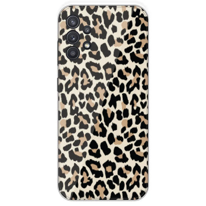 Leopard Print - Printed Silicone Case For Samsung Galaxy A32