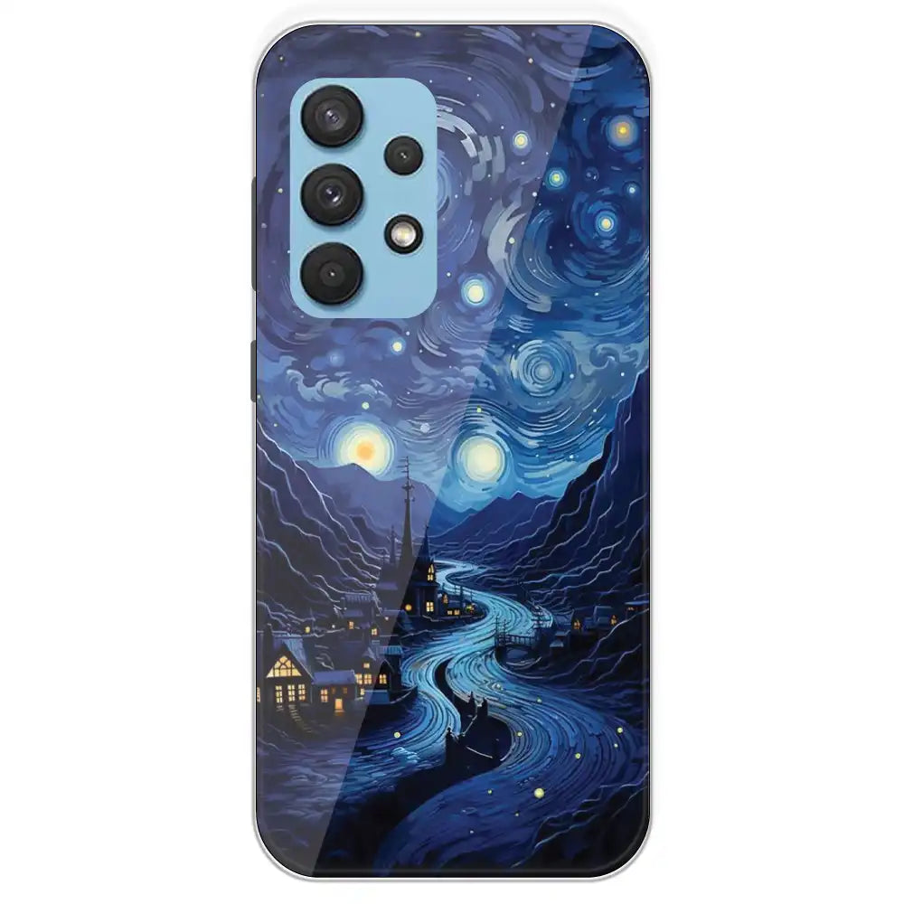 The Starry Night - Printed Silicone Case For Samsung Galaxy A33