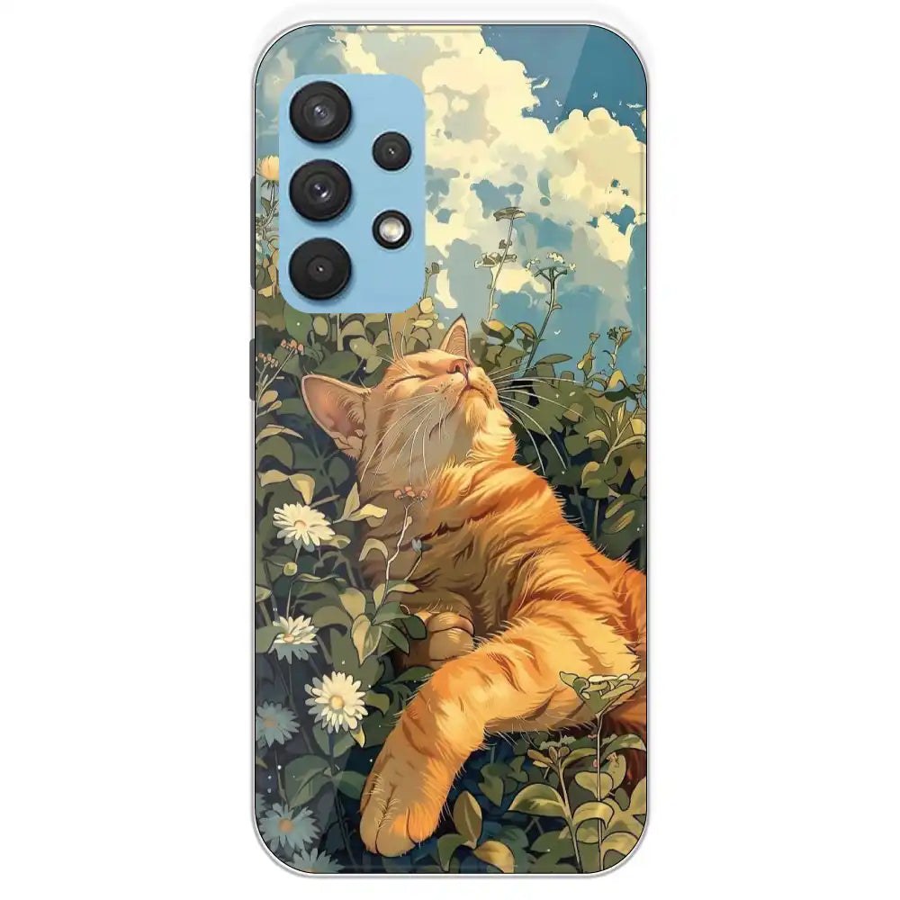 Garfield Sleeping - Printed Silicone Case For Samsung Galaxy A33