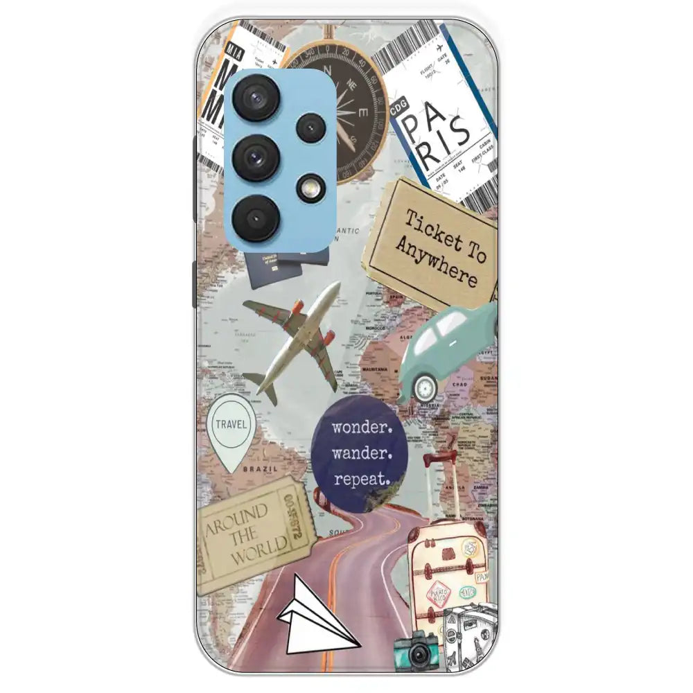 Travel Collage - Printed Silicone Case For Samsung Galaxy A33