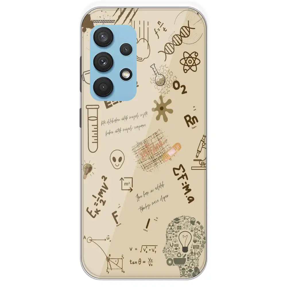 Physics Collage - Printed Silicone Case For Samsung Galaxy A33