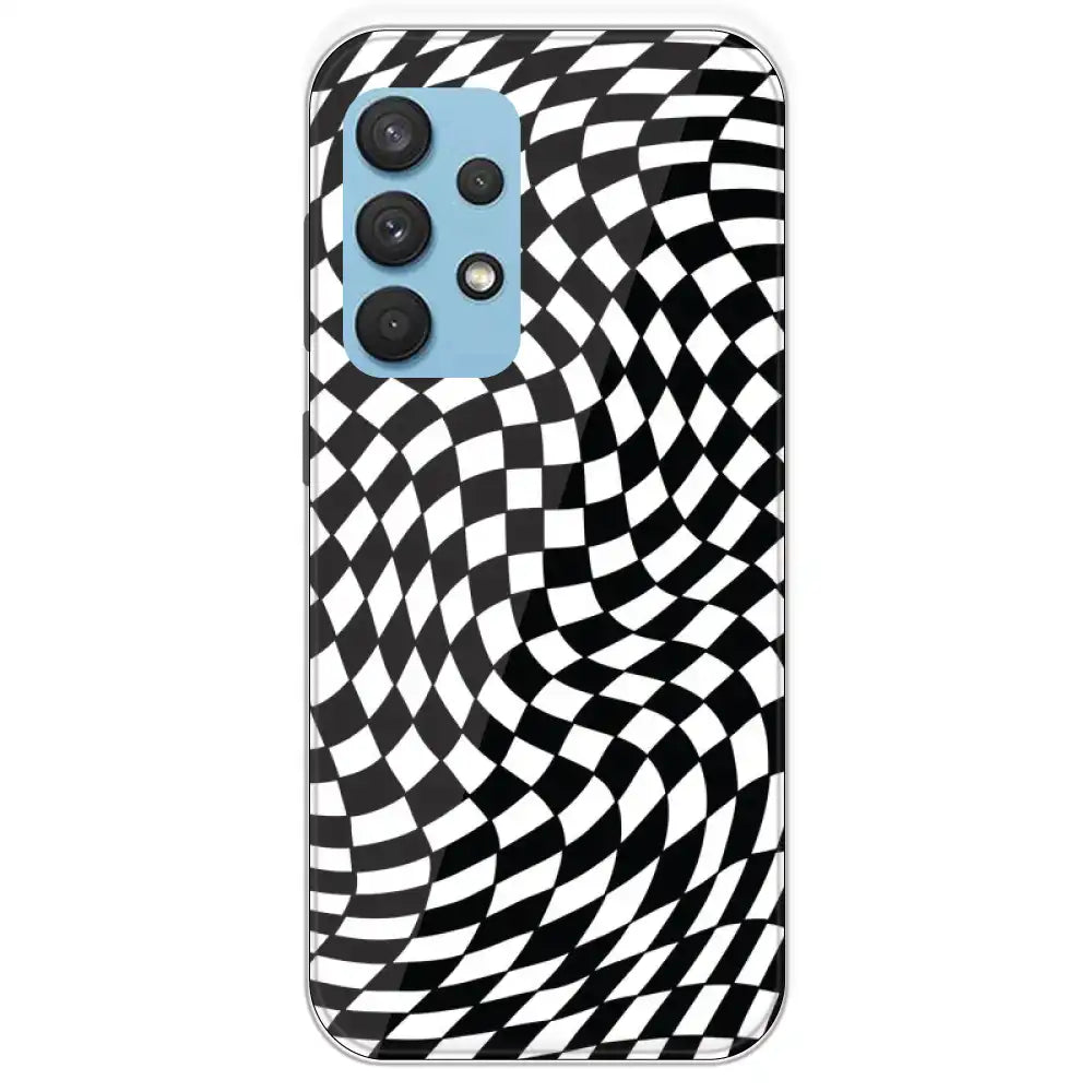 Checks - Printed Silicone Case For Samsung Galaxy A33