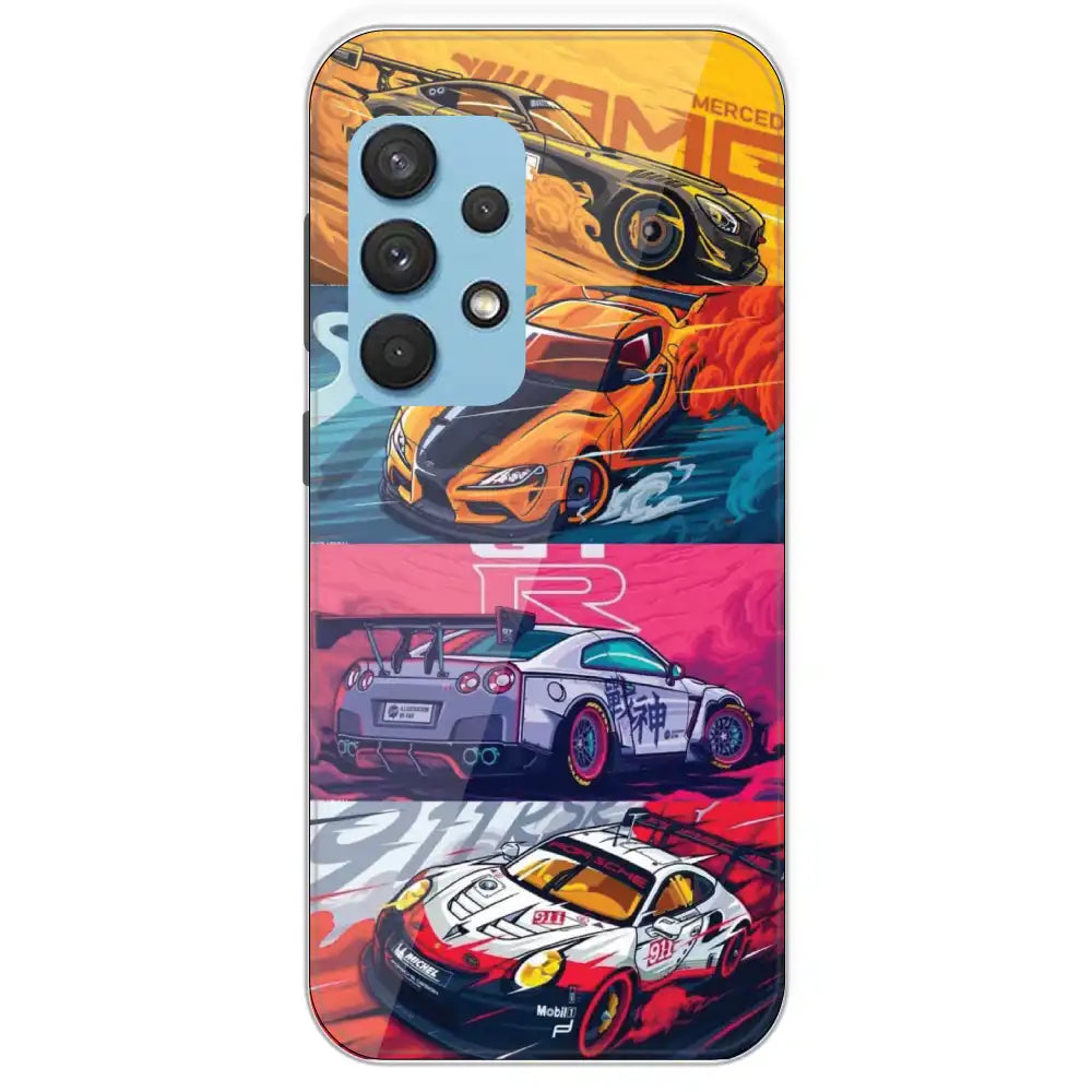 Sports Cars - Printed Silicone Case For Samsung Galaxy A33