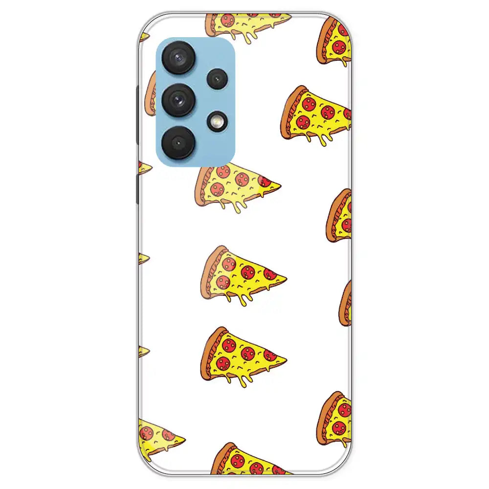 Pizza - Clear Printed Silicone Case For Samsung Galaxy A33