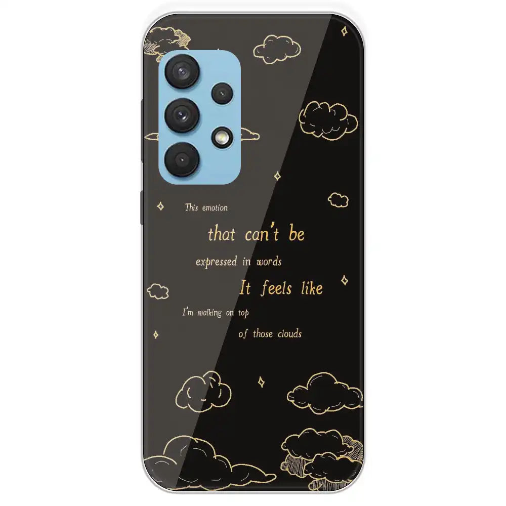 On Top Of Those Clouds - Printed Silicone Case For Samsung Galaxy A33