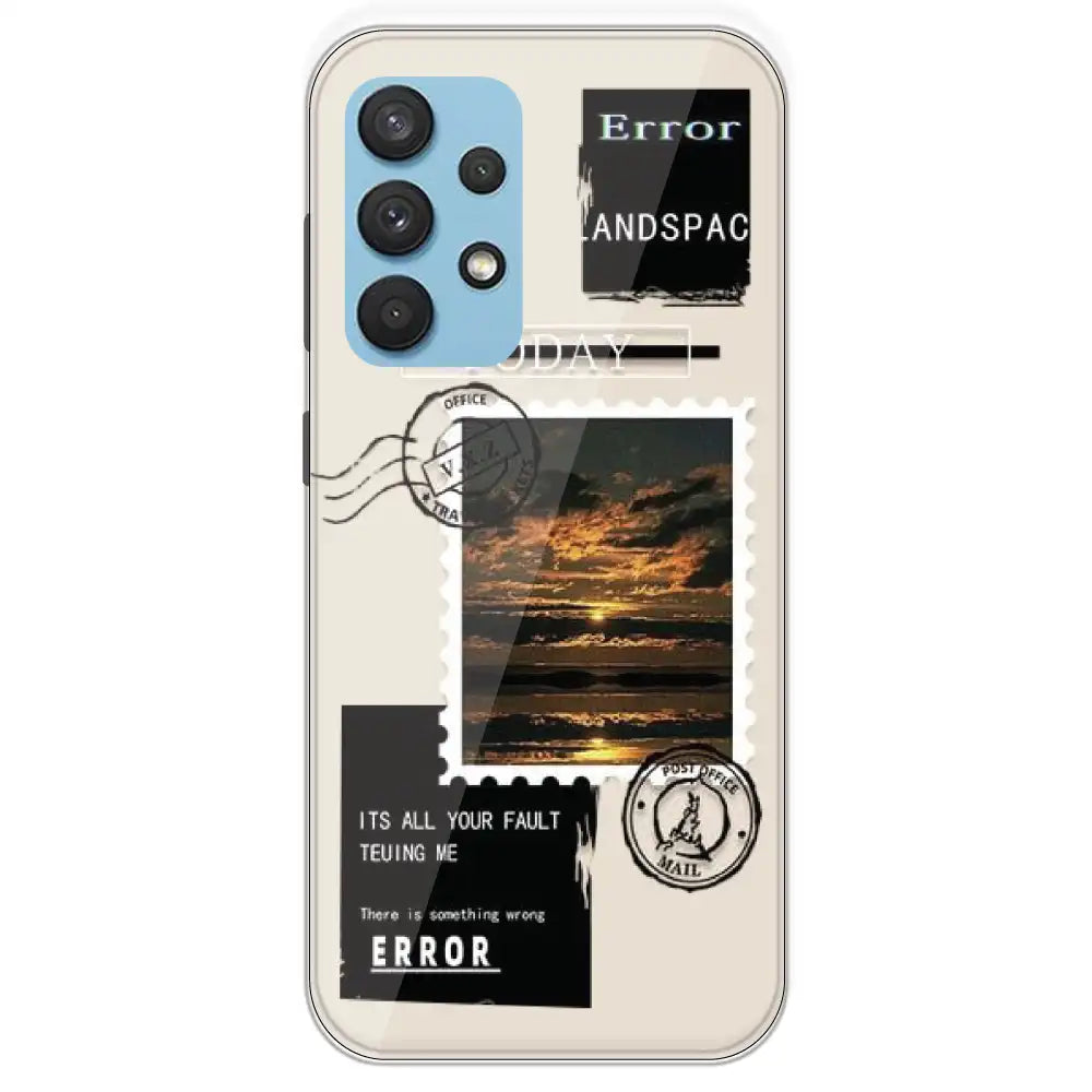 Post Card - Printed Silicone Case For Samsung Galaxy A33