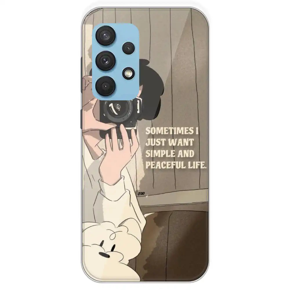 Photographer - Printed Silicone Case For Samsung Galaxy A33