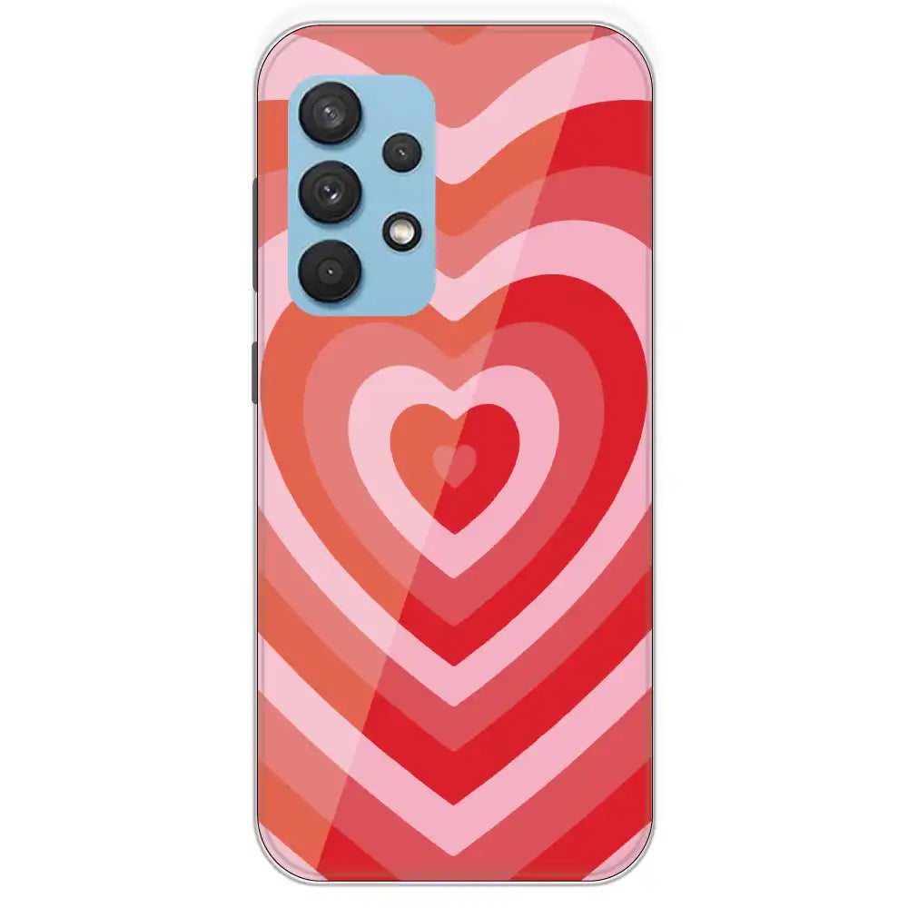 Red Hearts - Printed Silicone Case For Samsung Galaxy A33