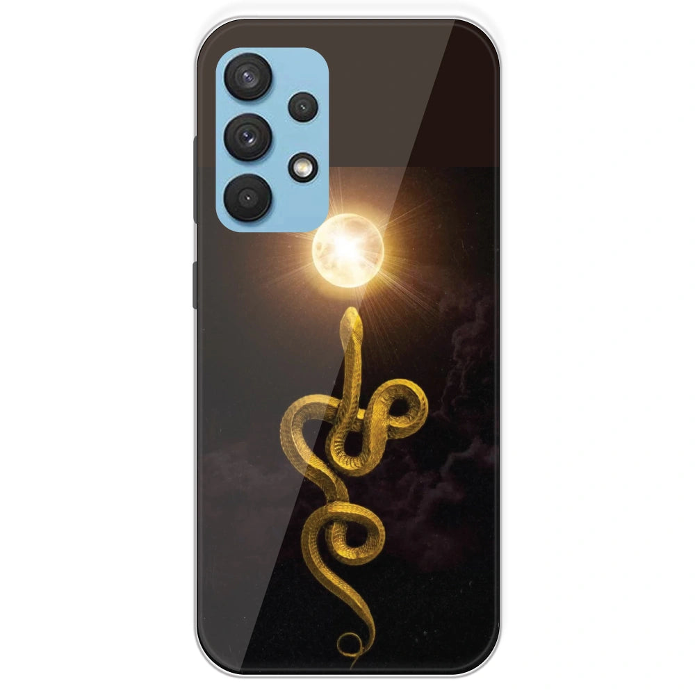 Golden Serpent - Printed Silicone Case For Samsung Galaxy A33