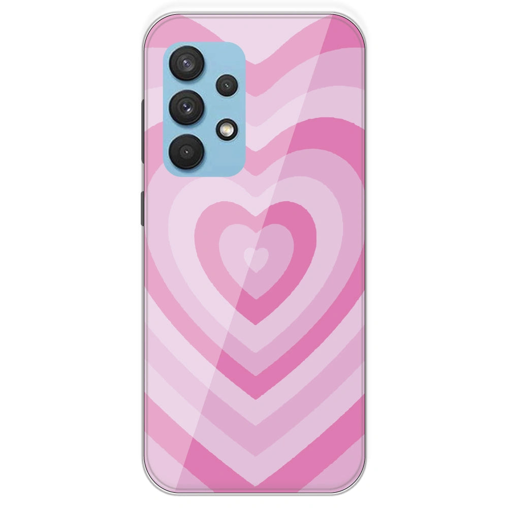 Pink Hearts - Printed Silicone Case For Samsung Galaxy A33