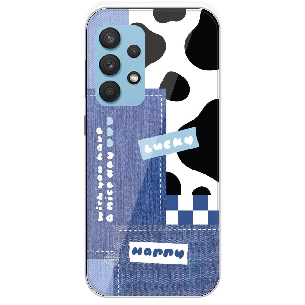 Cow Print Collage - Printed Silicone Case For Samsung Galaxy A33