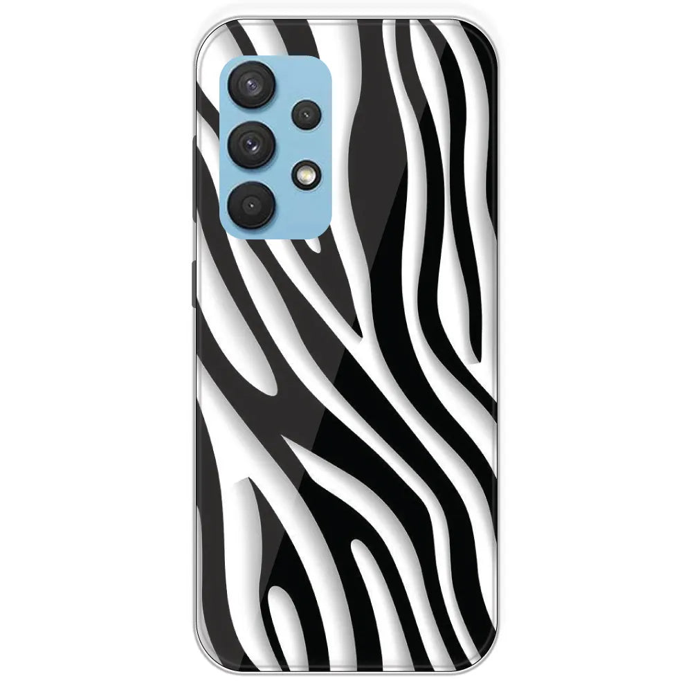 Zebra Print - Printed Silicone Case For Samsung Galaxy A33