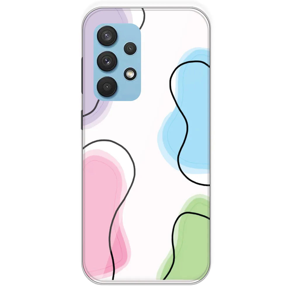Rainbow Cow Print - Clear Printed Silicone Case For Samsung Galaxy A33