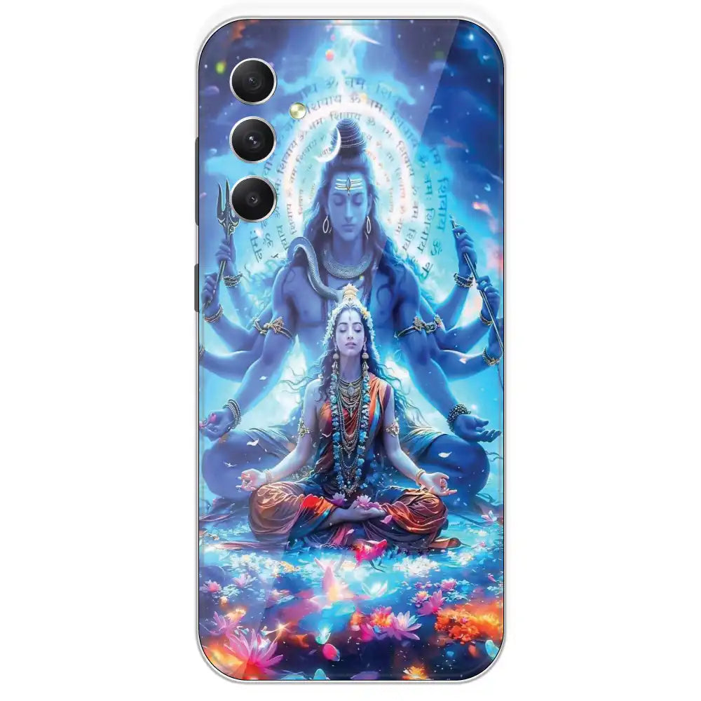 Shiv Parvati - Printed Silicone Case For Samsung Galaxy A34