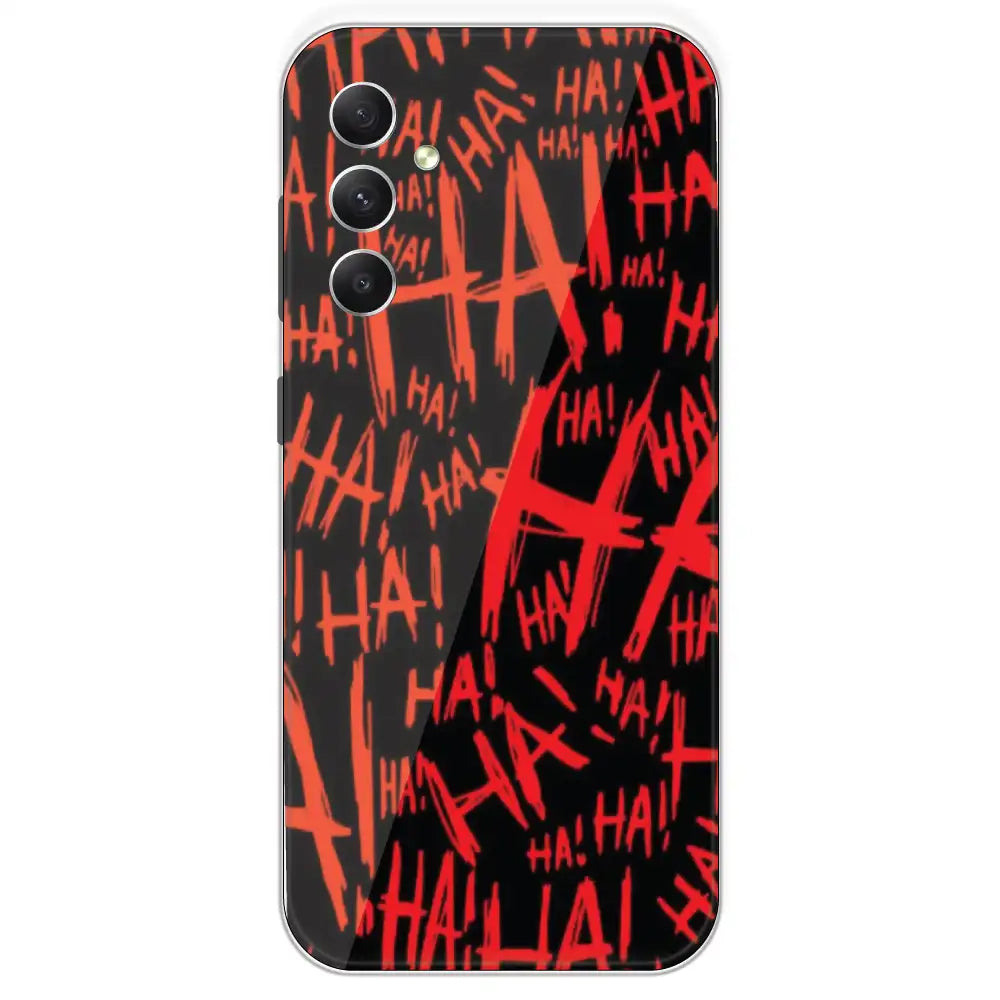 Ha ! - Printed Silicone Case For Samsung Galaxy A34