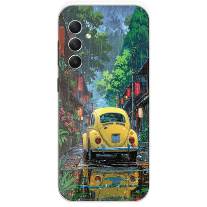 Yellow Bettle - Printed Silicone Case For Samsung Galaxy A34