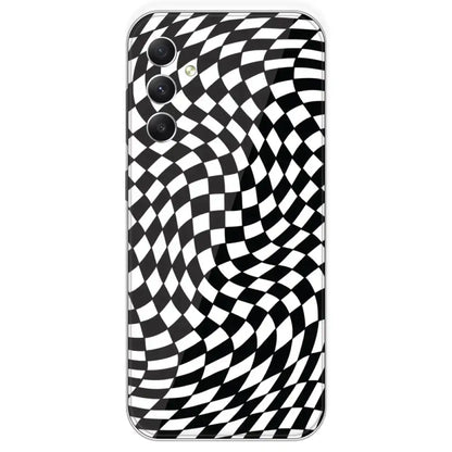 Checks - Printed Silicone Case For Samsung Galaxy A34