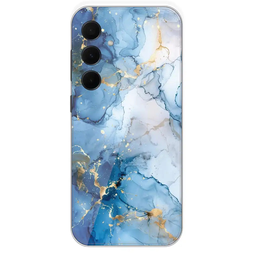 Blue Marble - Printed Silicone Case For Samsung Galaxy A35