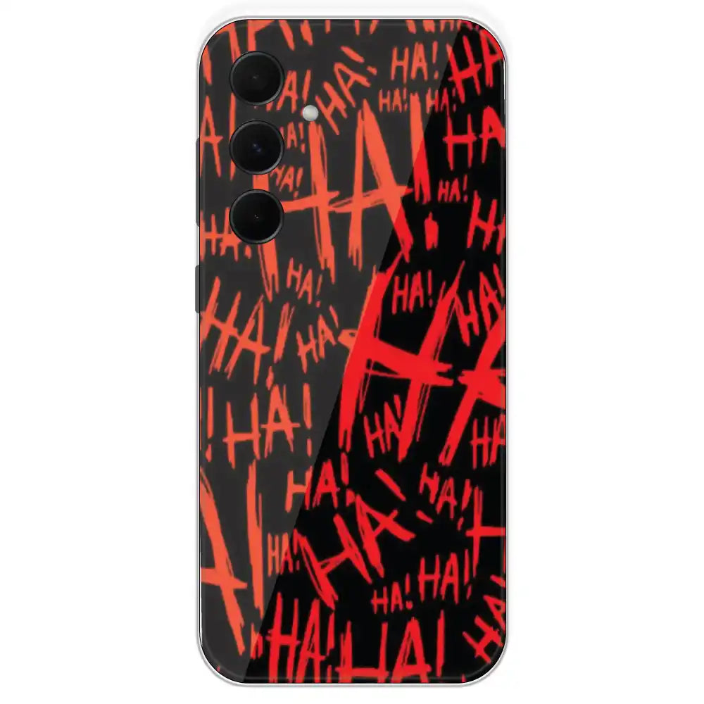 Ha ! - Printed Silicone Case For Samsung Galaxy A35