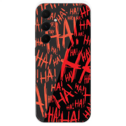Ha ! - Printed Silicone Case For Samsung Galaxy A35