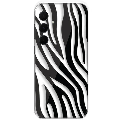 Zebra Print - Printed Silicone Case For Samsung Galaxy A35