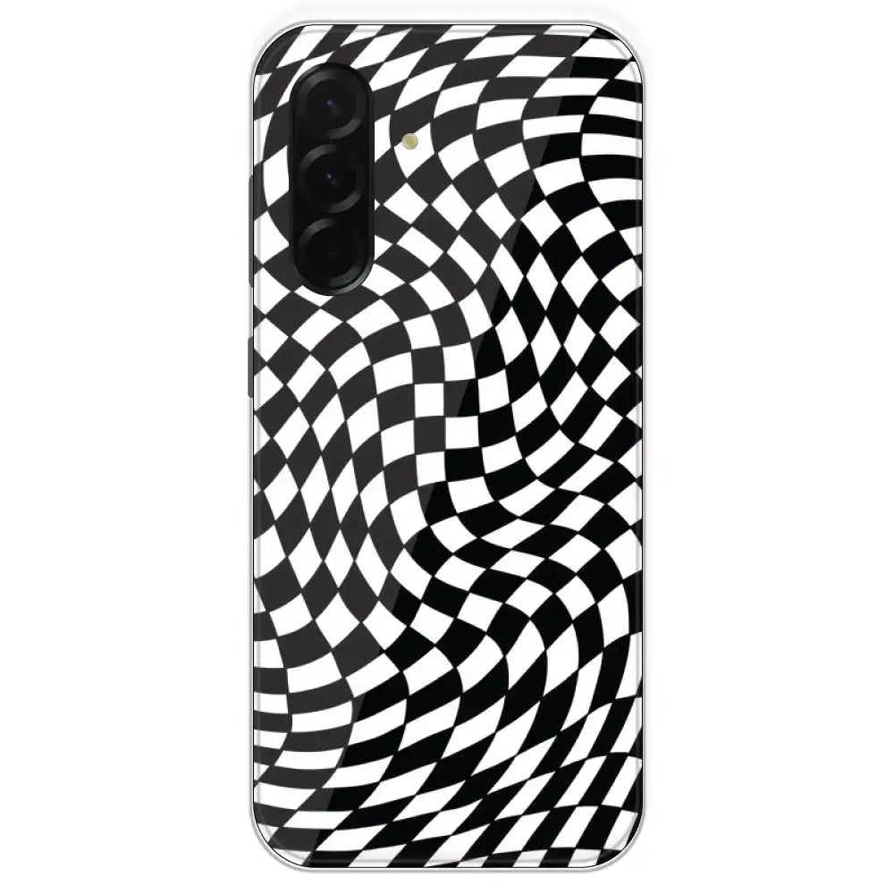 Checks - Printed Silicone Case For Samsung Galaxy A36