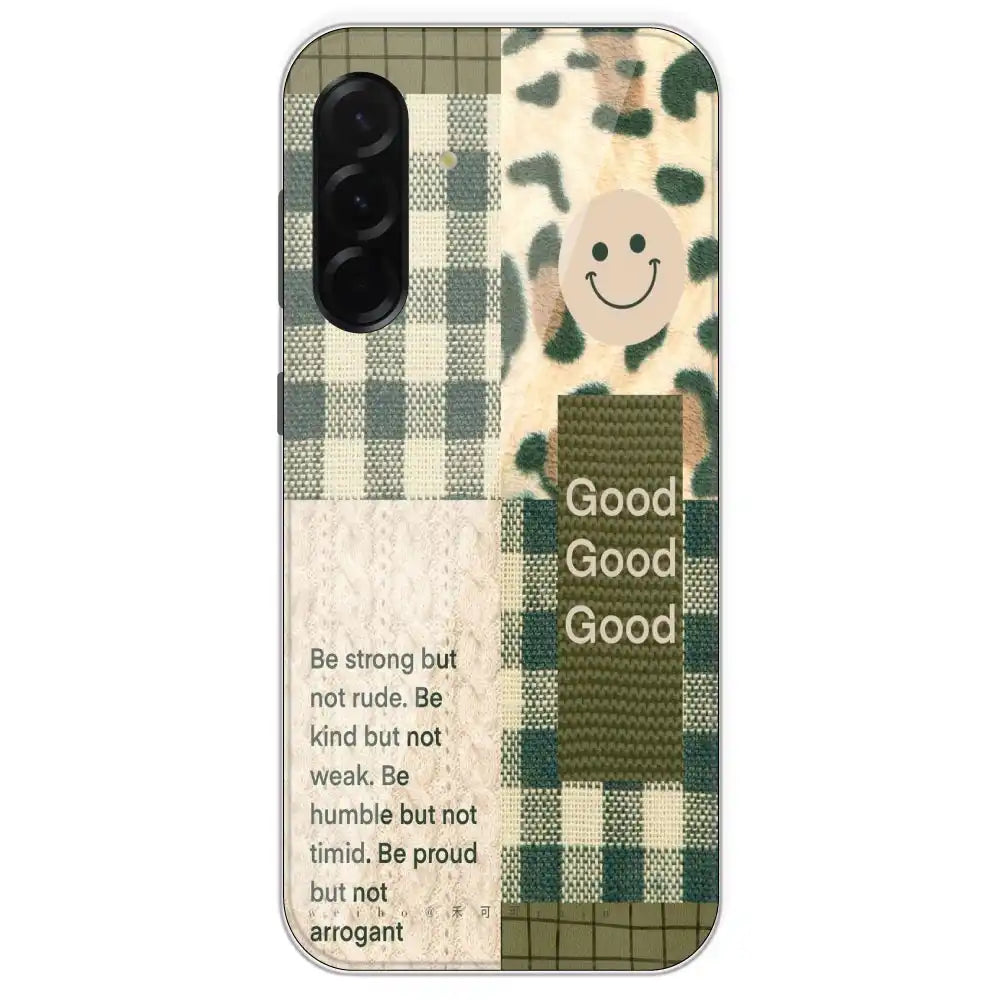 Patchwork Positivity - Printed Silicone Case For Samsung Galaxy A36