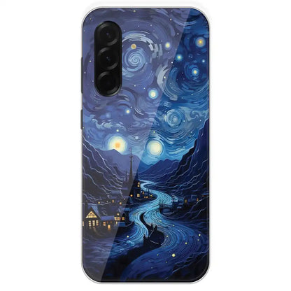 The Starry Night - Printed Silicone Case For Samsung Galaxy A36