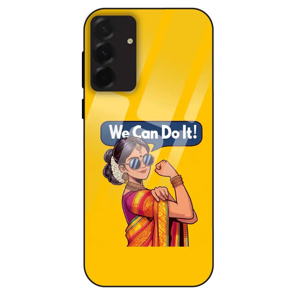 Empowered Woman Art - Glass Case For Samsung Galaxy A36