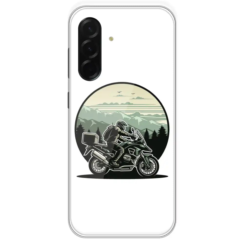 Biker - Printed Silicone Case For Samsung Galaxy A36