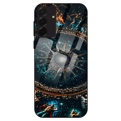 Celestial Star Compass - Glass Case For Samsung Galaxy A36