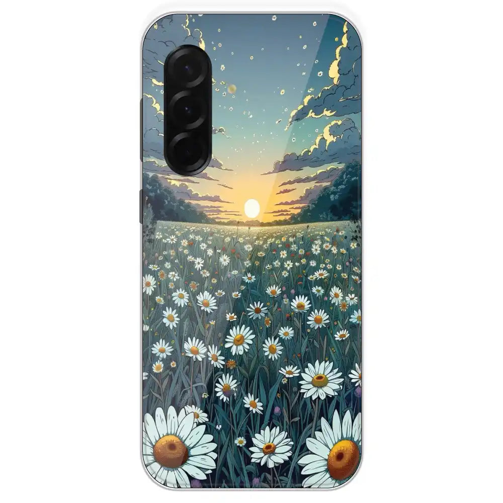 Daisy Sunset - Printed Silicone Case For Samsung Galaxy A36