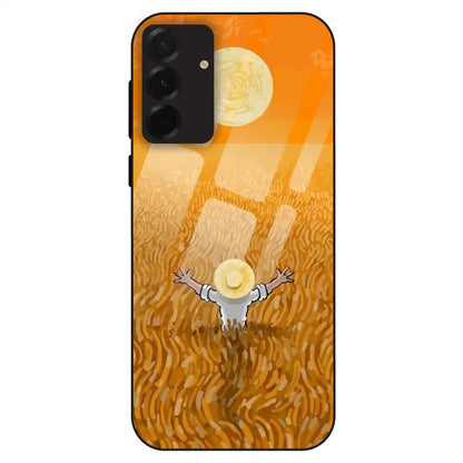Golden Field Serenity - Glass Case For Samsung Galaxy A36