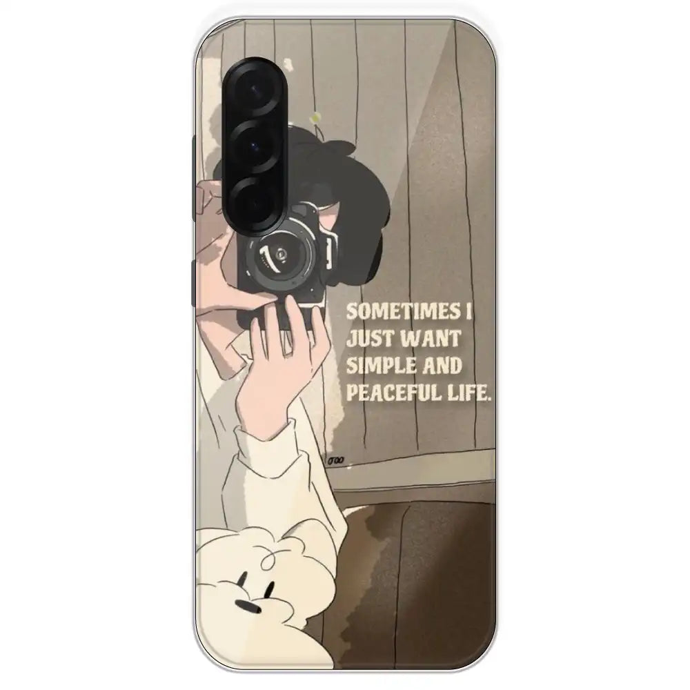 Photographer - Printed Silicone Case For Samsung Galaxy A36