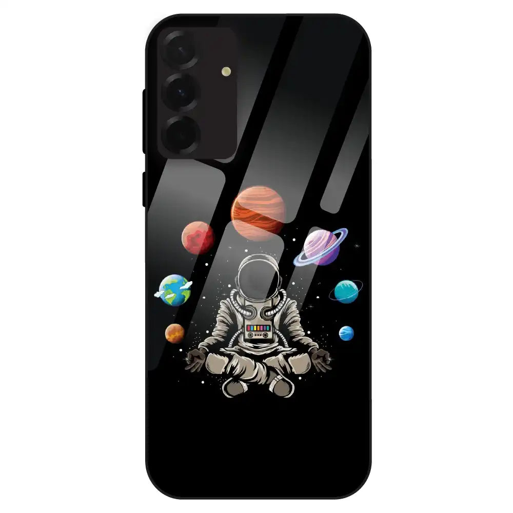 Astronaut Space Vibe - Glass Case For Samsung Galaxy A36