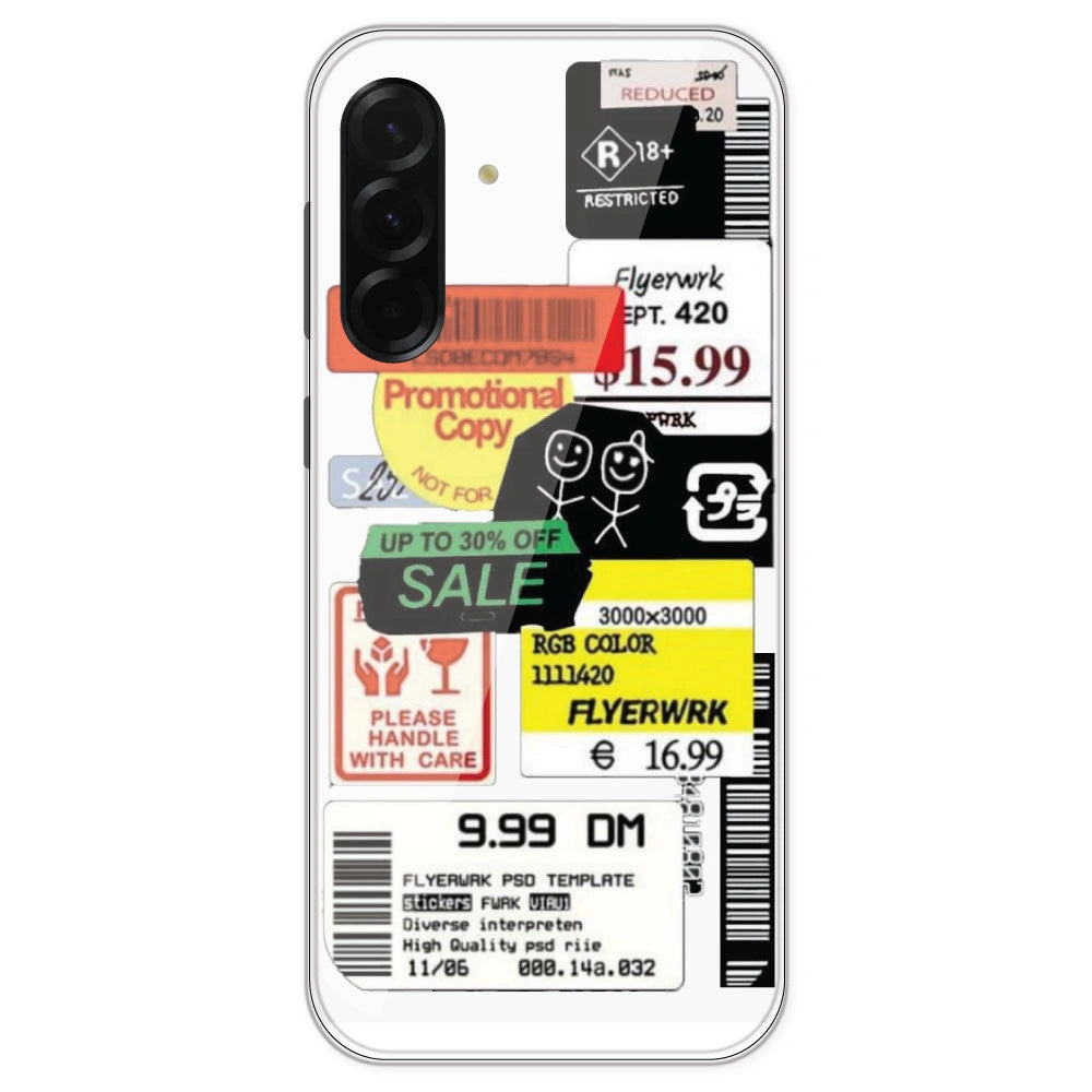 Sales - Clear Printed Silicone Case For Samsung Galaxy A36